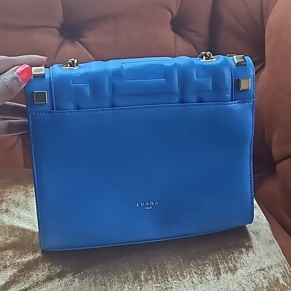 Beautiful blue Luana Italy bag! - Picture 5 of 5